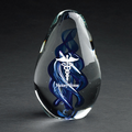 Blue Azure Art Glass Award